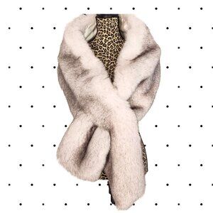 White with grey detail shoulder cover